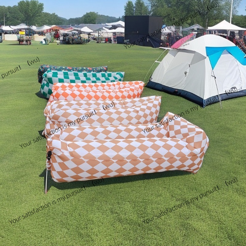 Bed Outdoor Camping - أريكة استرخاء خارجية قابلة للنفخ، سرير