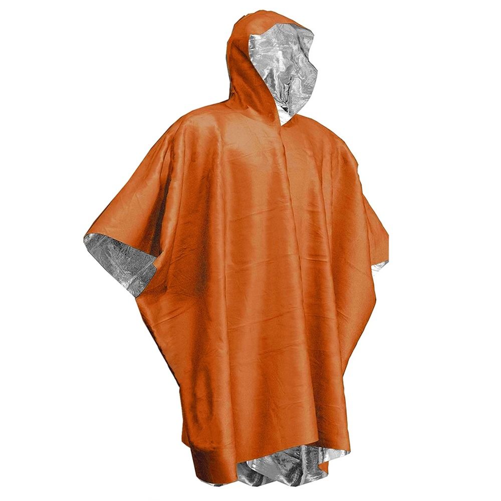 Camping Rain Poncho - قطعة واحدة من معطف المطر للطوارئ