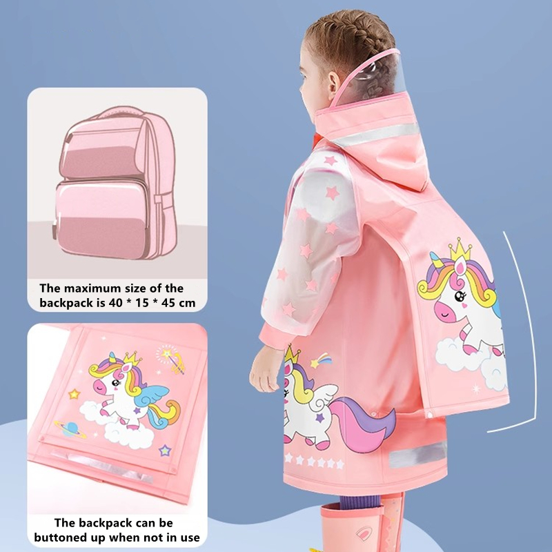 أطفال معطف واق من المطر مقاوم  - مراجعة Camping Rain Poncho وسعره