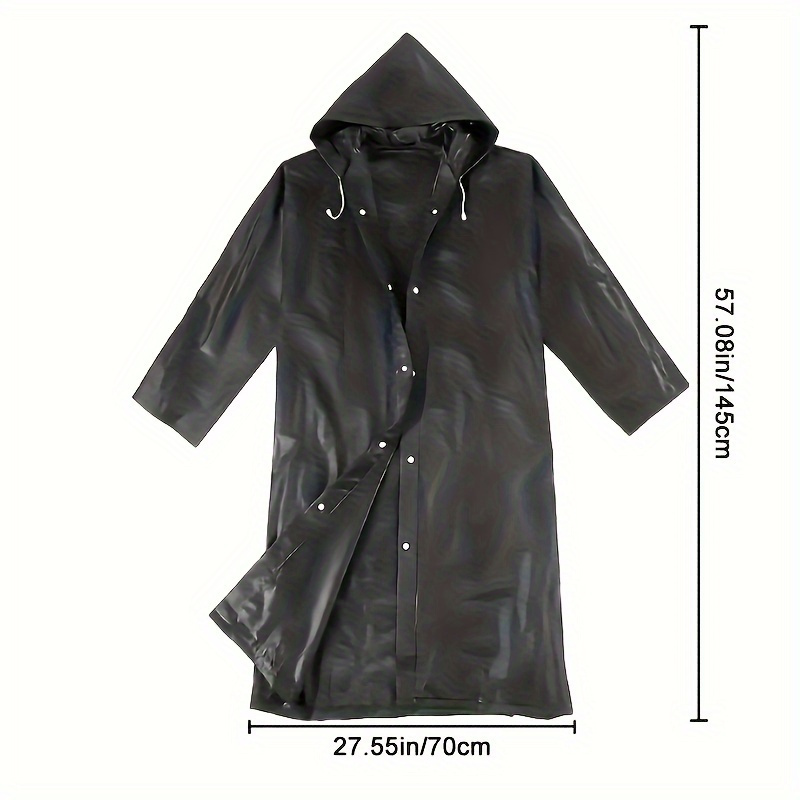 معطف واق من المطر بغطاء رأس مق - مراجعة Camping Rain Poncho وسعره