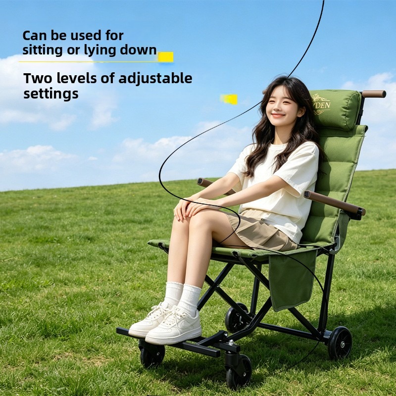 كرسي قابل للطي للاستخدام الخار - مراجعة Outdoor Camping Trolley وسعره