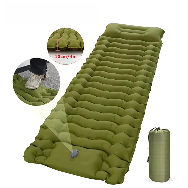 نفخ التخييم الحصير مرتبة هوائي - مراجعة Outdoor Camping Rugs وسعره