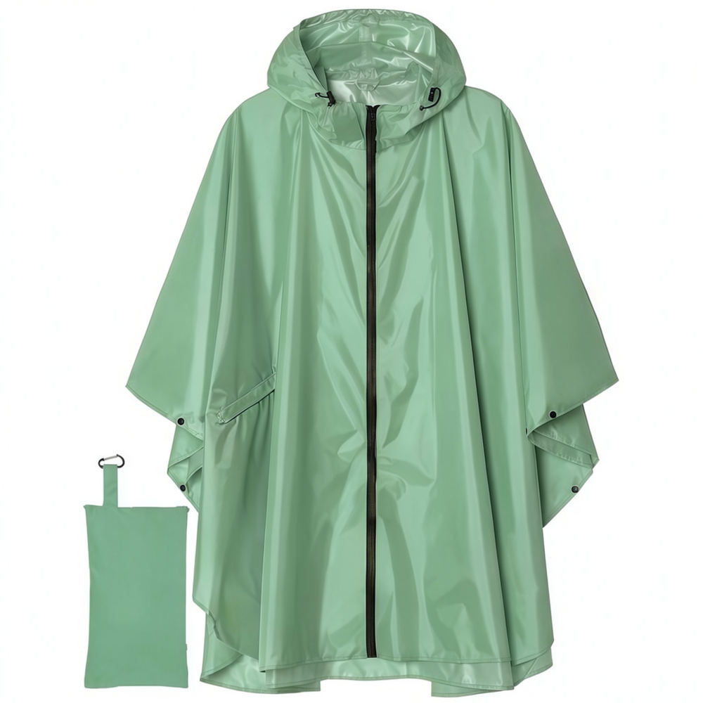معطف واقٍ من المطر متين ومقاوم - مراجعة Camping Rain Poncho وسعره
